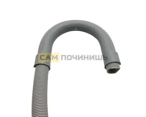 (НЗ) GUS002UN Шланг сливной 1.5м 180град D=19/21мм с "гусем" DWH002UN