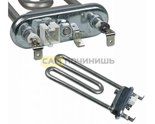 0024000279 ТЭН для стиральных машин HAIER, CANDY 1800Вт, прямой L=160, с датчиком, зам. 49046292, 49045774, 0024000279C