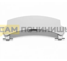 00659277, 659277 Ручка двери белая в сборе с осями СМА Bosch 00659277