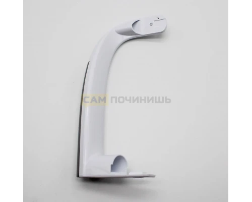 Ручка lkz холодильника BEKO (верхняя левая) БЕЛАЯ с серебристой вставкой, 4326380900