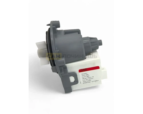 RT119800 Насос сливной Askoll 40w СМА (3 болта,без улит.,кл/вм под фишку), зам.PMP014UN, 292347, PMP000IT, PMP001UN, 63ZN922, 283641, B15-6AZ (56шт/к)