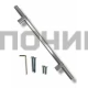 RH483ST Ручка для духовки универсальная, профиль ОВАЛ, Сталь цвет, 13.5*Φ20*480*50