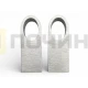 RH483ST Ручка для духовки универсальная, профиль ОВАЛ, Сталь цвет, 13.5*Φ20*480*50