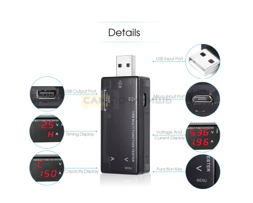 T1527 KEWEISI KWS-A16 USB тестер