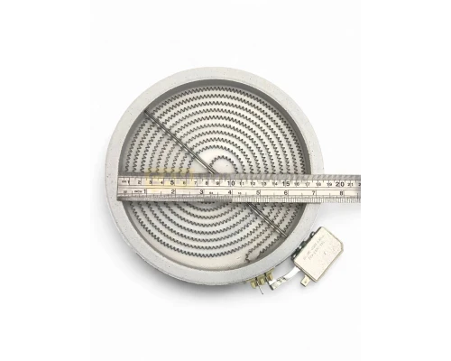 Конфорка для стеклокерамических плит, 1800W/220V, внешний диаметр-200мм.COK18200UN, зам. C00390174, 481231018889, C00315719, 481231018902, 480121101516