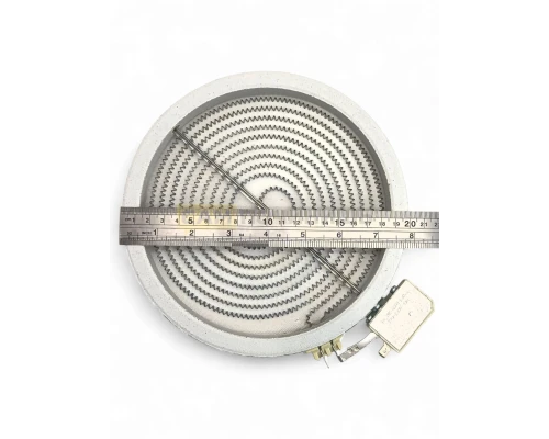 Конфорка для стеклокерамических плит, 1800W/220V, внешний диаметр-200мм.COK18200UN, зам. C00390174, 481231018889, C00315719, 481231018902, 480121101516