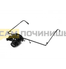 T4547 Лупа очки одна линза с подсветкой 20x 9892A