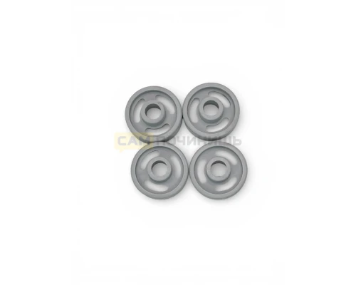 С00056347 Ролики нижней корзины ПММ Indesit, Whirlpool, комплект 4 шт
