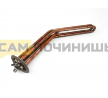 3401478 ТЭН водонагревателя 2000W, TW, медь, RFØ64мм, М6под анод, клеммы под винт, L=295мм