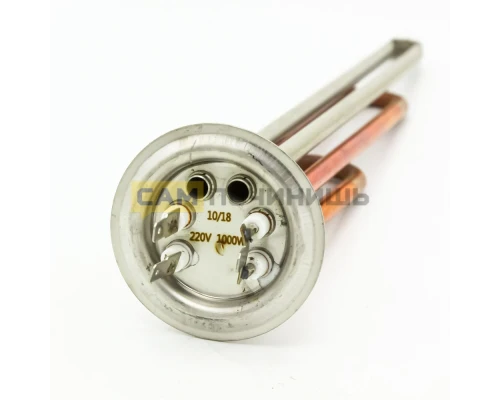 ТЭН для водонагревателя RF70 Thermex, Termolux, Timberk, Elsotherm 1000 Вт (0,75+0,25), L=300, M6