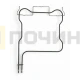 ТЭН для духовки нижний 1100-1150 Вт HOTPOINT-ARISTON, INDESIT, IKEA, WHIRLPOOL, C00857852, С00526531, C00385328, 481010836653, 488000526531, COK120ID