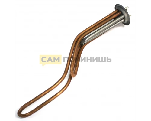 20053 ТЭН водонагревателя Ariston, Thermex 2000 Вт (1300+700) RF64 Медь L=350мм, 641488 3401336, wth006tx