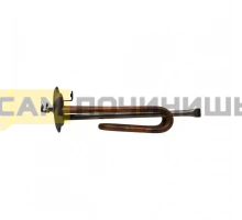 20022 ТЭН 1500 Вт, медь, Ø64, M4, клеммы под винт, L=193мм