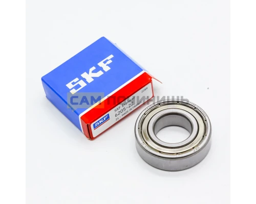 Подшипник для стиральных машин 6205 2Z SKF (Син.уп). T6205ZZ