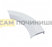 333855, G333855 Ручка люка СМА белая DHL009GO (100шт/к)