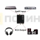 T4468 Аудио конвертер Toslink (Оптический) - RCA (Тюльпан)
