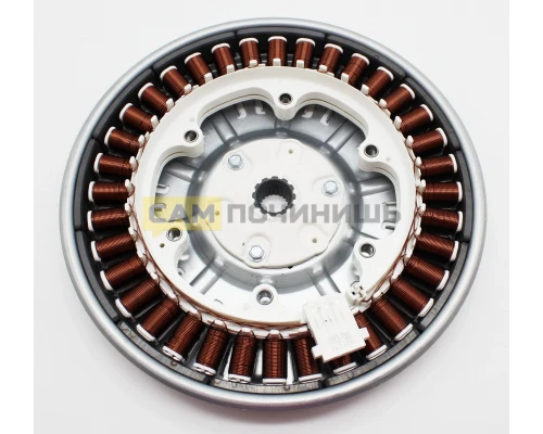 Мотор стиральной машины LG в сборе Ротор 4413ER1001A + статор 4417FA1994E (4417EA1002W, 4417EA1002D, 4417EA1002G) Код: MEV348143