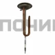 20098 ТЭН RF 1500W, медь, Ø92, М6, клеммы под стержневой термостат, L260мм, 220V