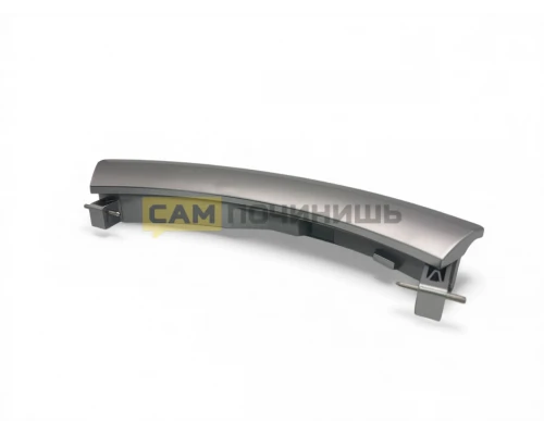 00751791 Ручка люка серая, Bosch 00751791, DHL015BO, 643356, 00643356, 751791, 00405272, 00751789, 00647904, 405272, 751789, 647904, WL257