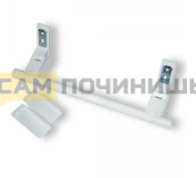 743067000 Ручка LIEBHERR + 2 заглушки, длина 310 мм, белая, зам. 7430670, DHF002LB