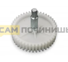 T078SH Шестеренка для мясорубки с метал. валом, диаметр 78мм, длина вала 73мм, зубья(прямые) 44 шт !!! (200шт/к)