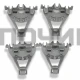 00418675 Комплект креплений-вставок нижней корзины ПММ Bosch, Siemens 418675