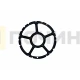 T154RE Решетка круглая конфорки для газовой плиты 154мм, эмаль