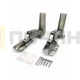 Петли для холодильника Whirlpool, Indesit, Kaiser, Ariston, AEG, Electrolux, Zanussi, Комплект 2шт, C00636779, DHF205WH, 636779 , 481231018626
