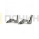 Петли для холодильника Whirlpool, Indesit, Kaiser, Ariston, AEG, Electrolux, Zanussi, Комплект 2шт, C00636779, DHF205WH, 636779 , 481231018626