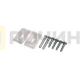 Петли для холодильника Whirlpool, Indesit, Kaiser, Ariston, AEG, Electrolux, Zanussi, Комплект 2шт, C00636779, DHF205WH, 636779 , 481231018626